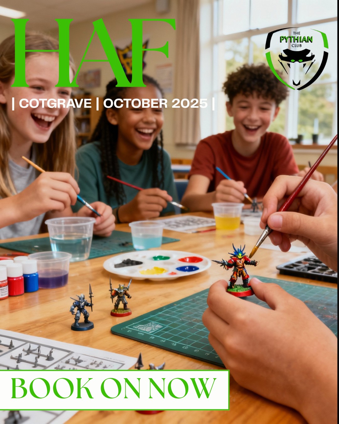 PYTHIAN CLUB HAF @ COTGRAVE block mentored by The Pythian Club