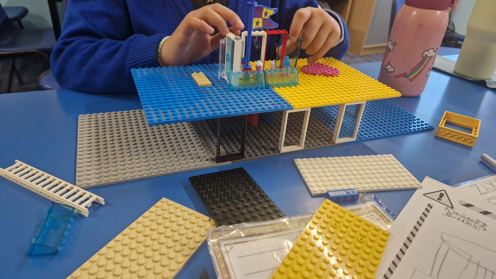 Lego Building sessions block mentored by STEM Buddies