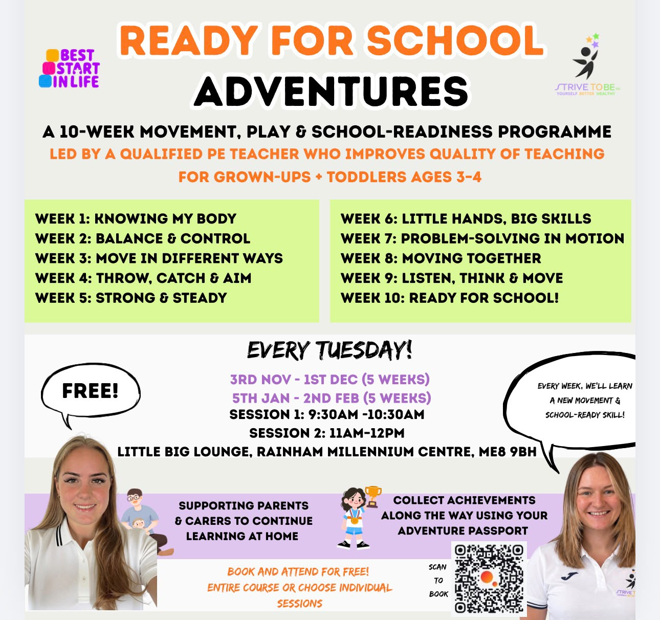 School Readiness Programme block mentored by Strive to be CIC