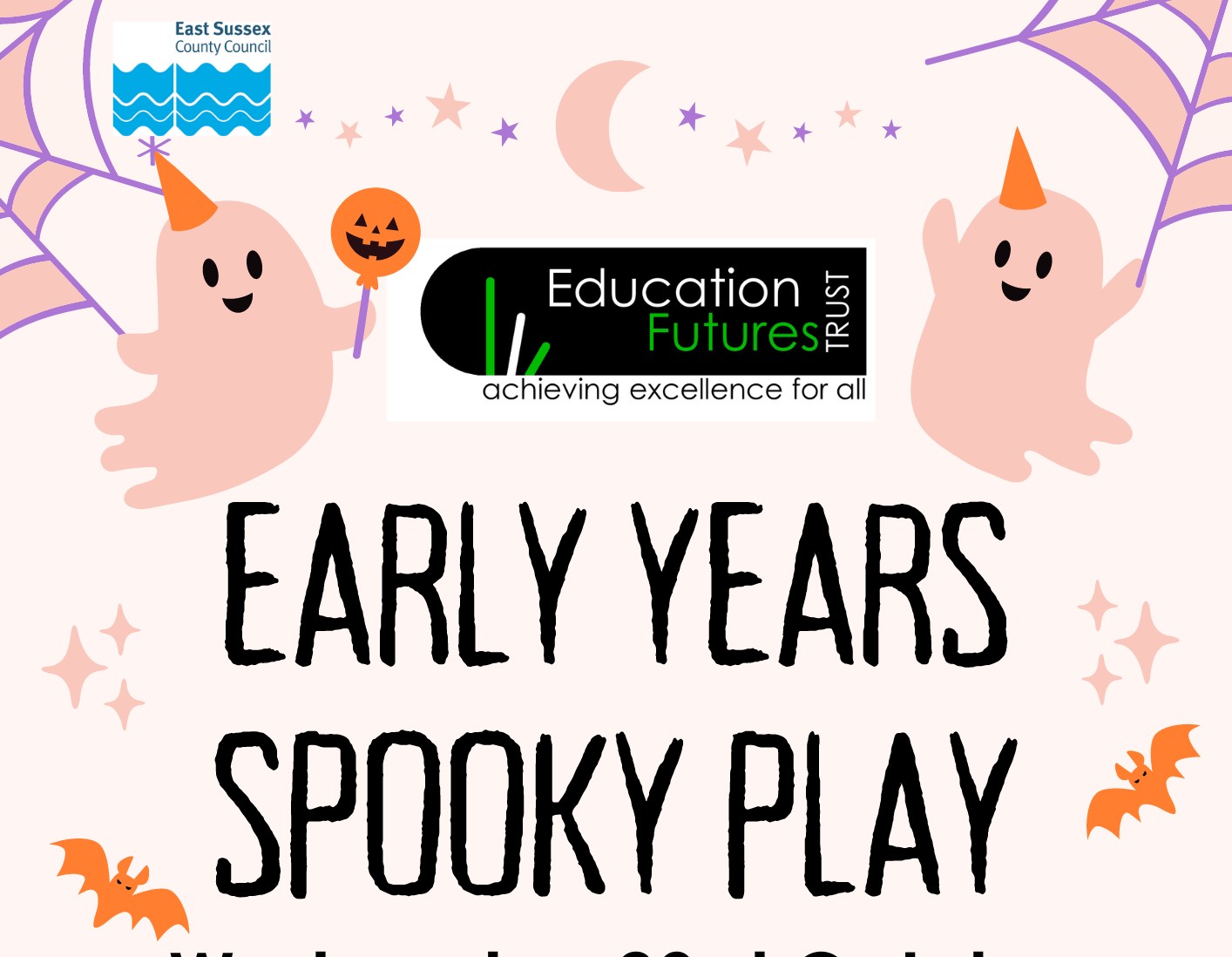 Early Years Spooky Play block mentored by Education Futures Trust 