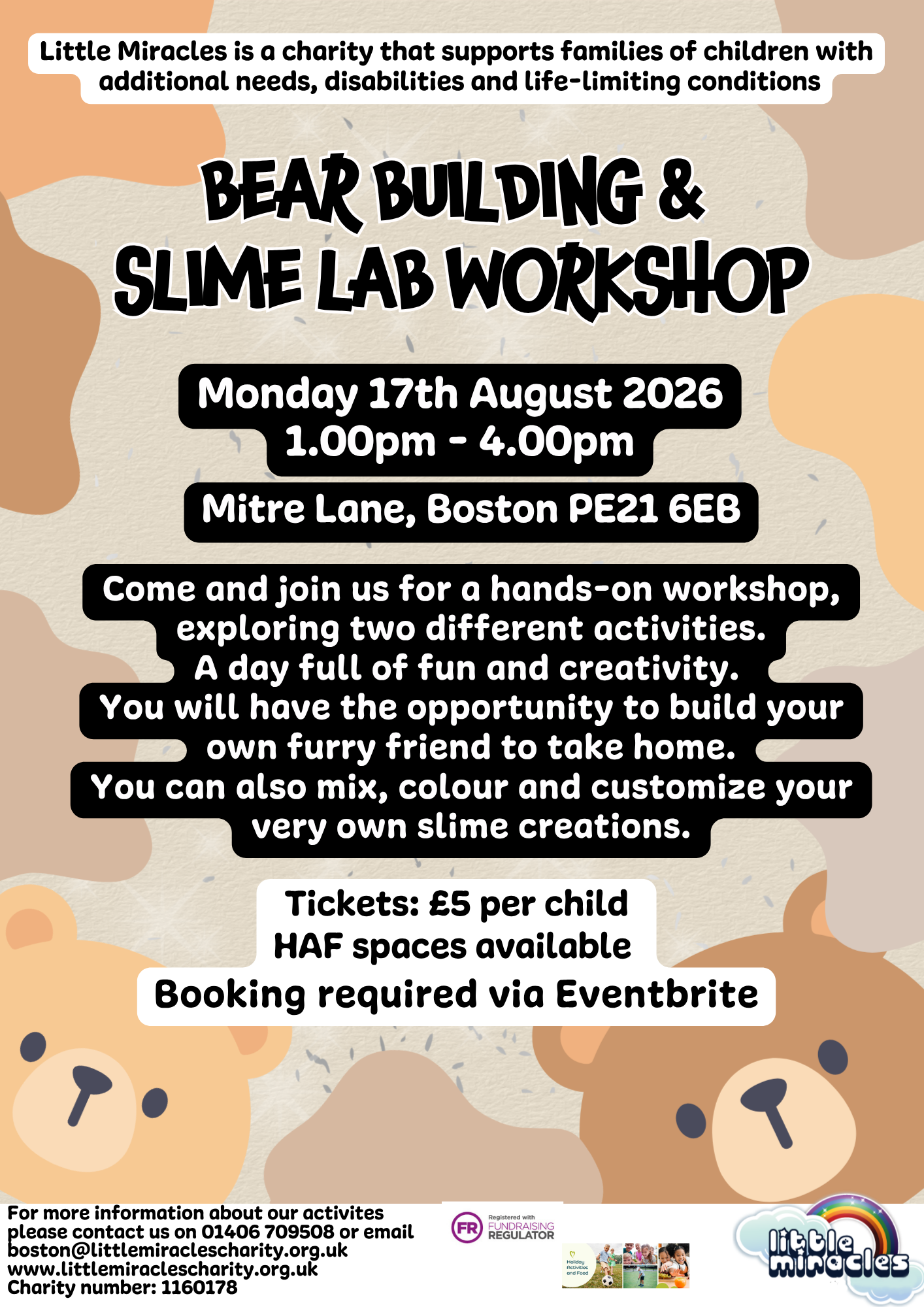 SEND Bear building &  Slime Lab Workshop - image 2