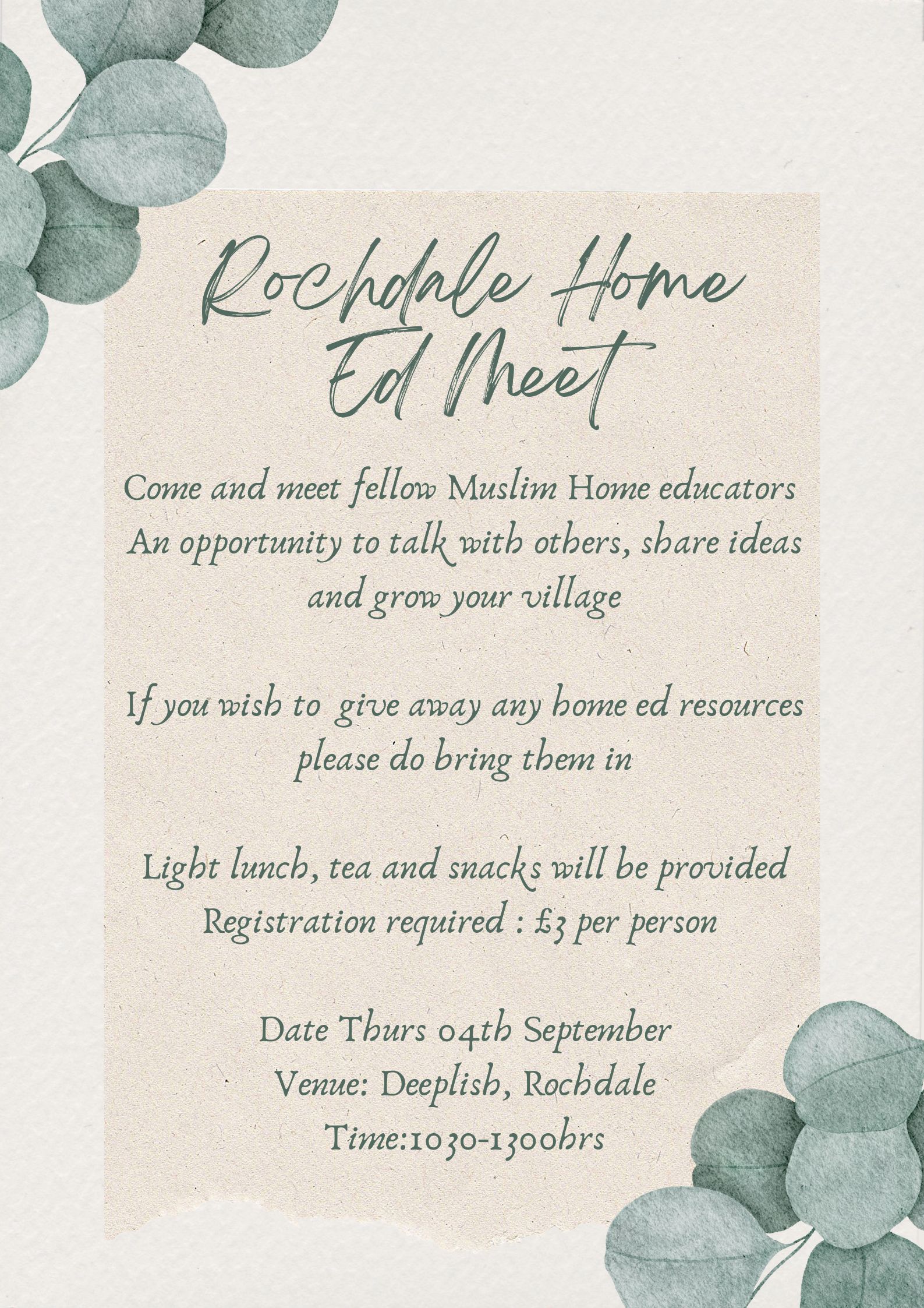 Rochdale Home Ed Meet block mentored by Rochdale Learners