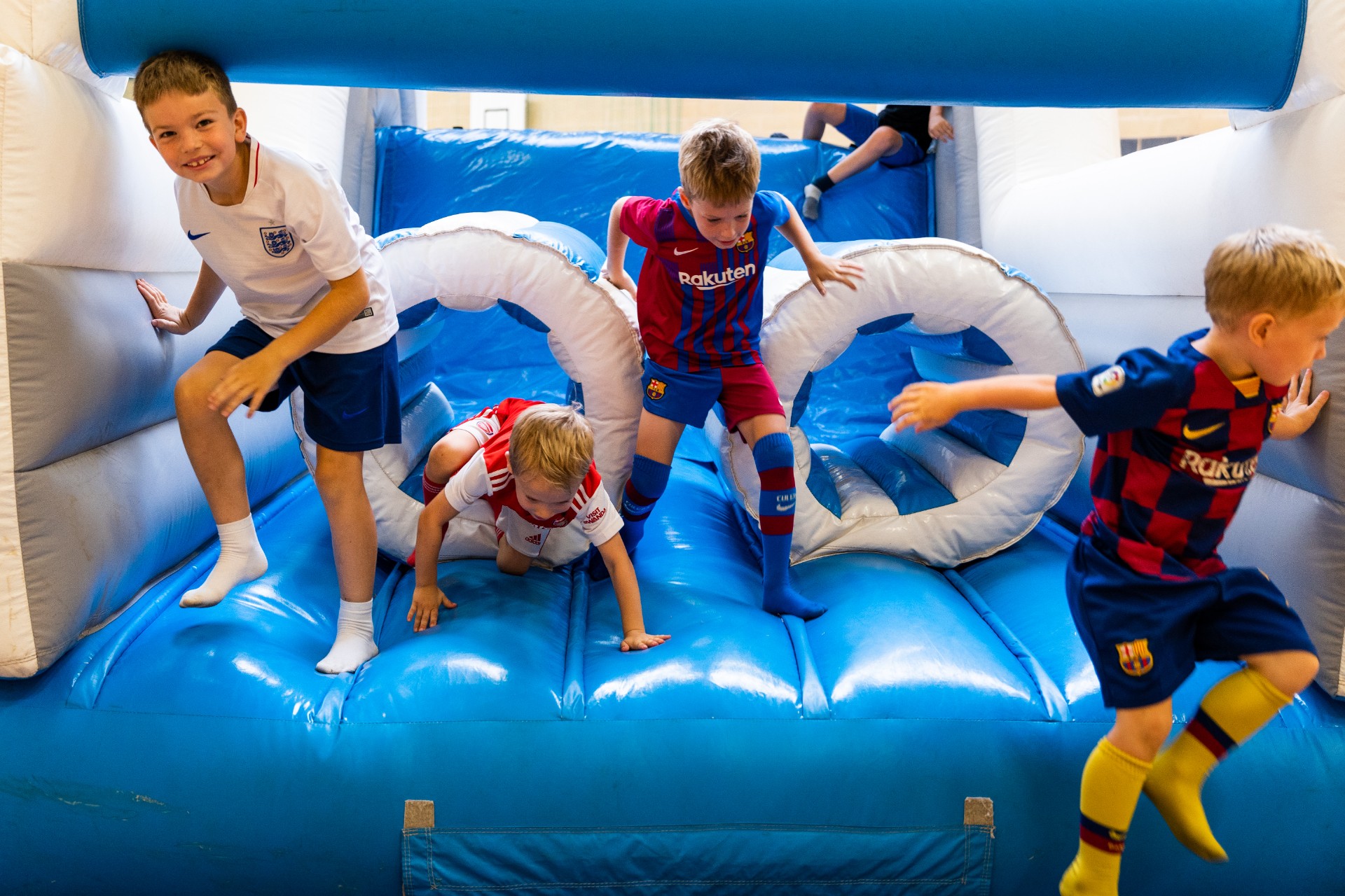 YDP INFLATABLE CAMPS AT STANGROUND block mentored by Youth Dreams Project Ltd