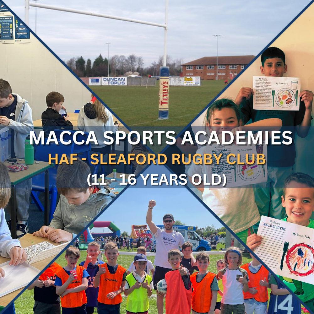 MACCA - Sleaford Rugby Club (11-16 Years old) block mentored by MACCA Sports Academies