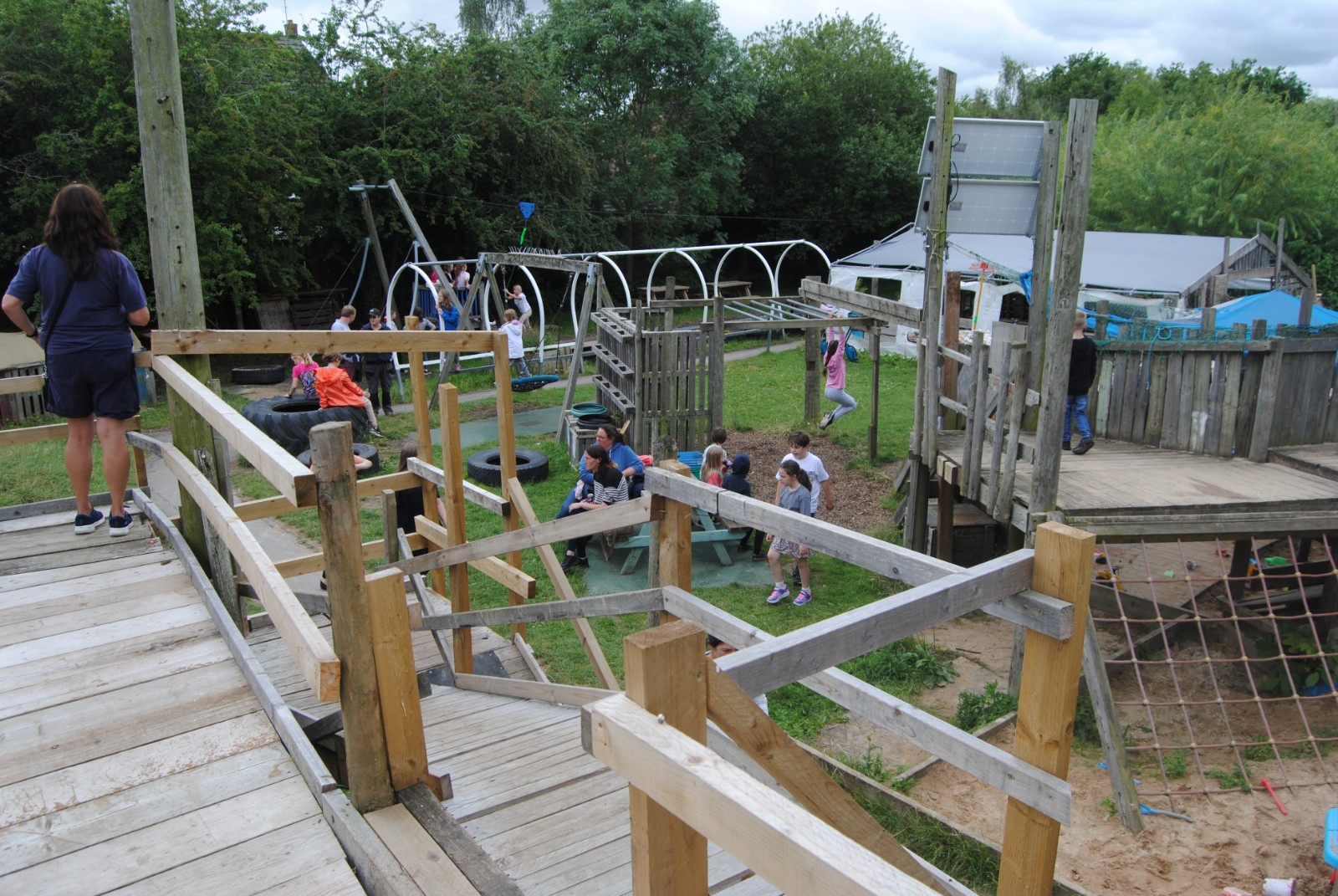 Adventure Playground Holiday Playscheme block mentored by Evesham Adventure Playground