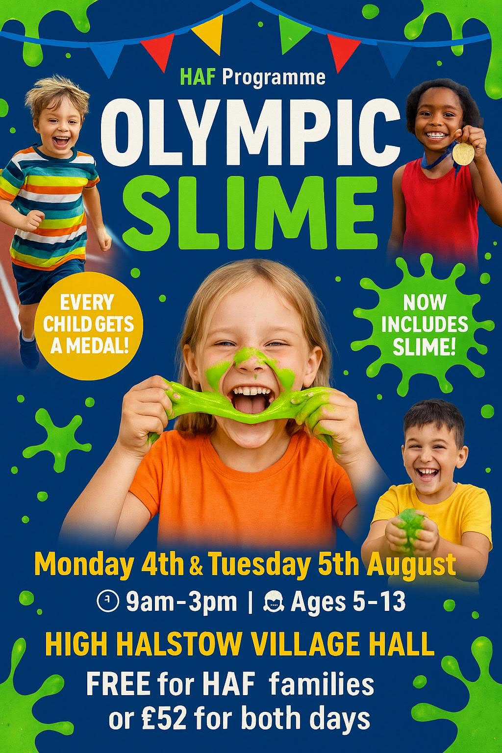 Mini Olympics & Slime Workshop block mentored by MKA Karate Kickboxing Academy & Sports Camps