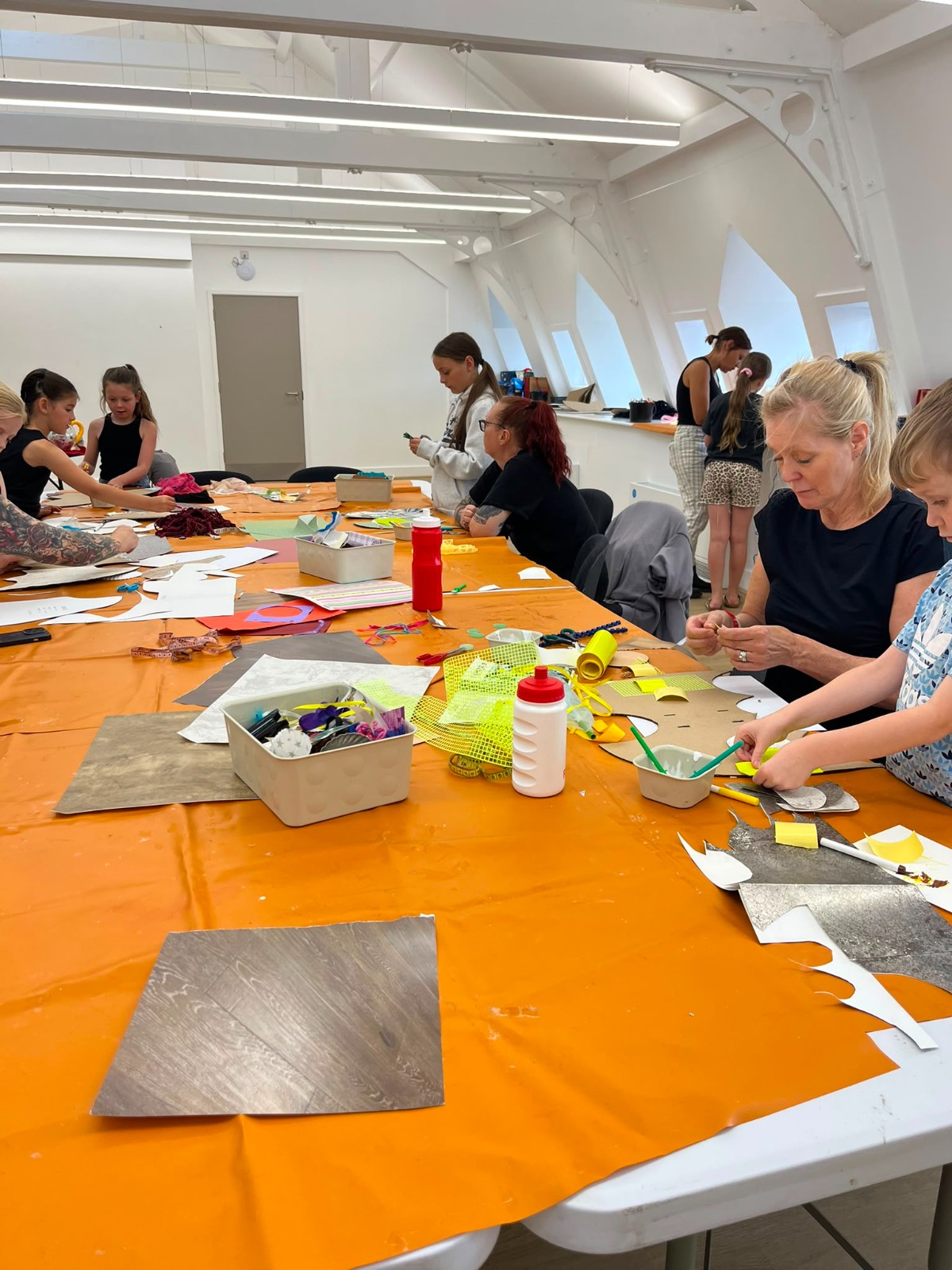 Holiday Art Club - Pumpkin Patch Crafts block mentored by Barnsley Civic
