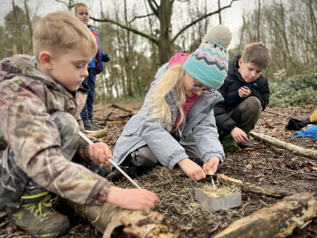 Forest School (5-7yrs) & Adult Attendee block mentored by Coventry Outdoors
