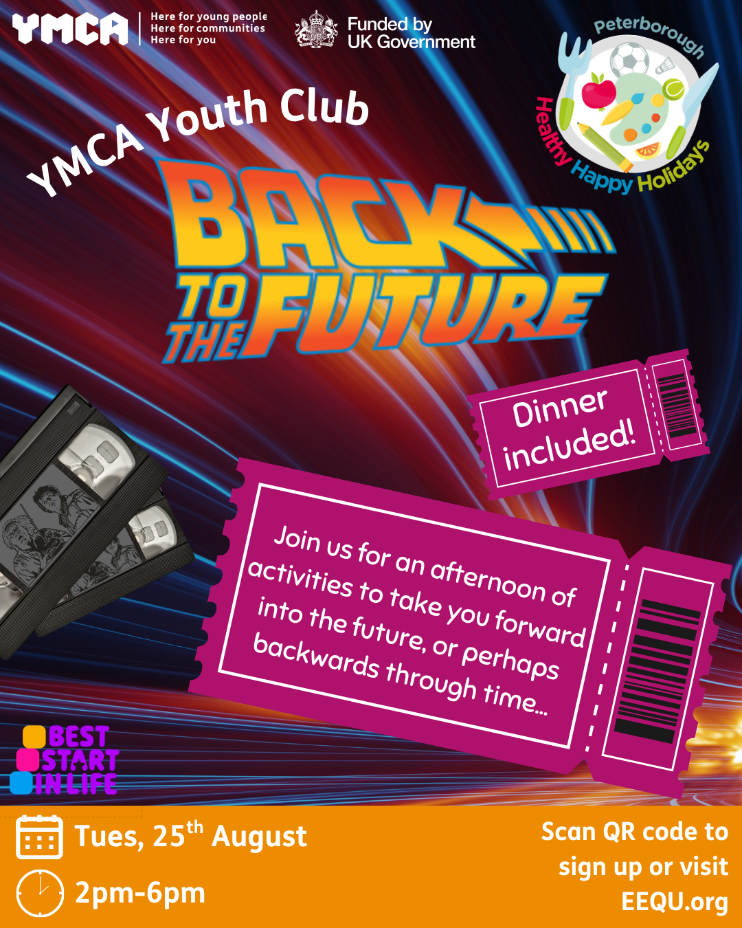 YMCA Peterborough: HAF Back to the Future block mentored by YMCA Trinity