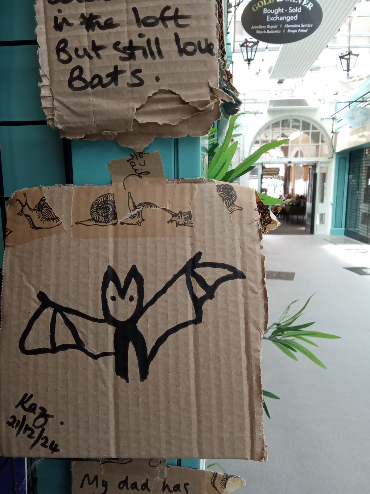 Bat stories - clay tile workshop block mentored by Greenwood Growth CIC