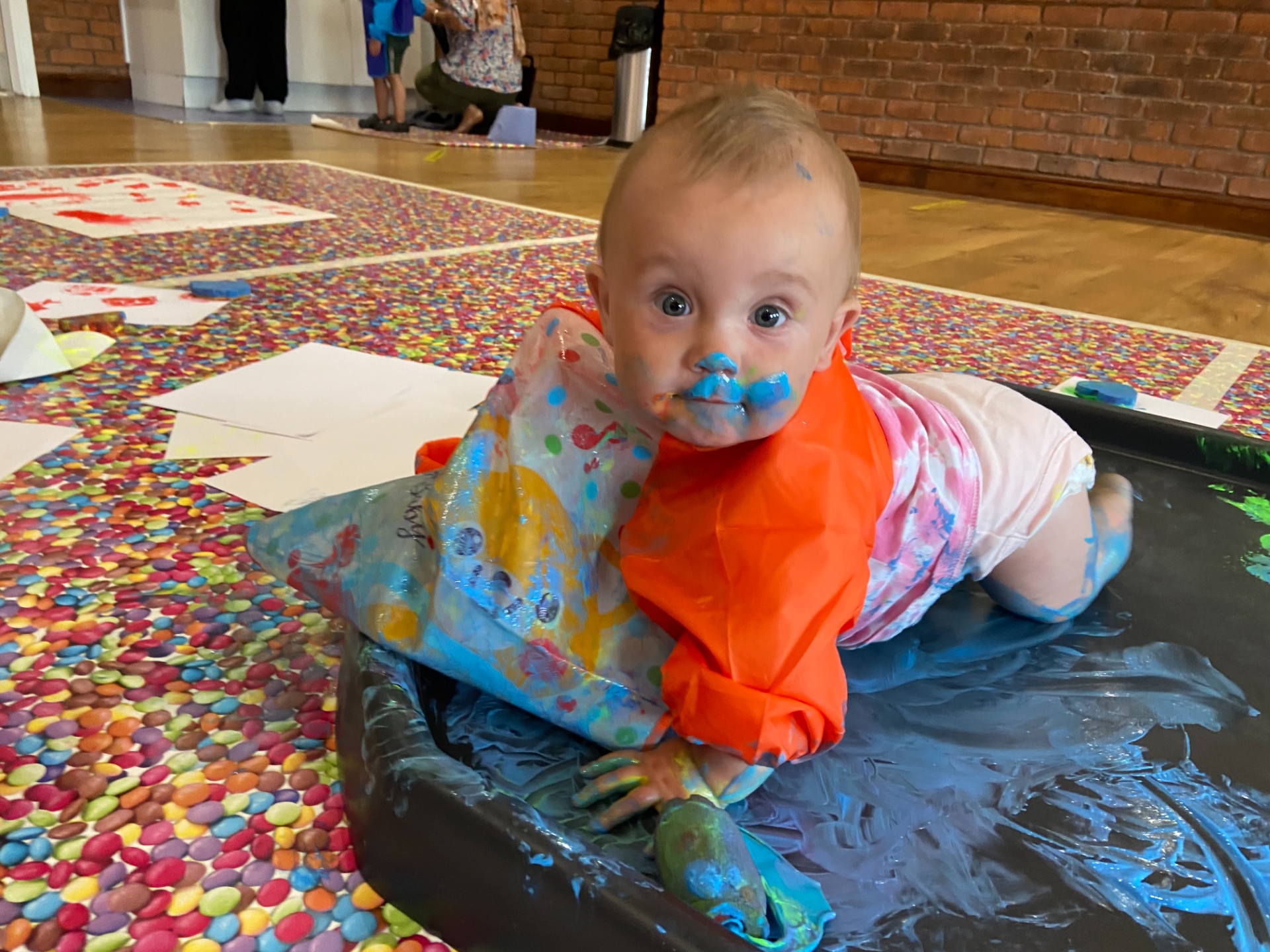 Messy Makers Stay & Play block mentored by Curiosity Productions
