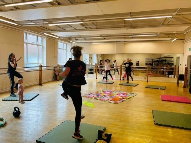 Mum & Baby Zumba block mentored by Wolves Foundation