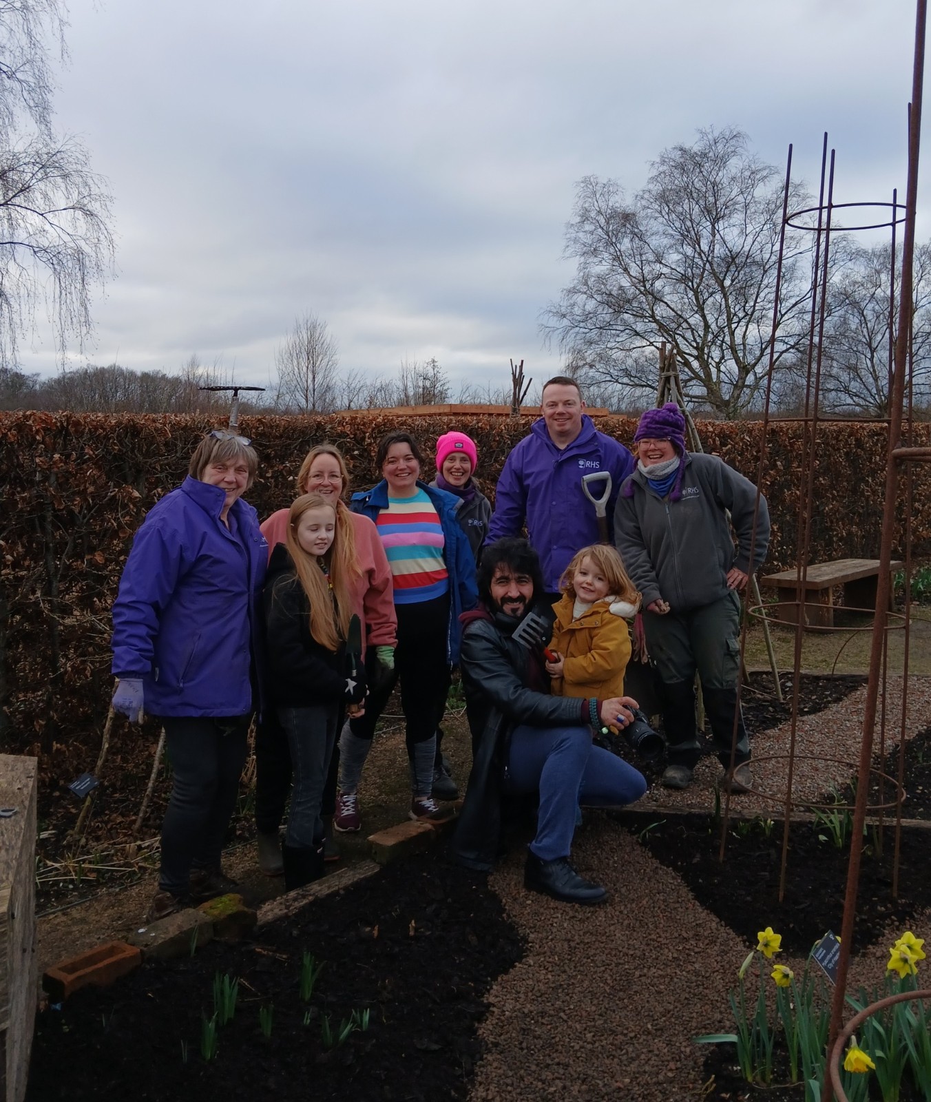 Family Wellbeing Wednesdays at the RHS block mentored by Recreate-U