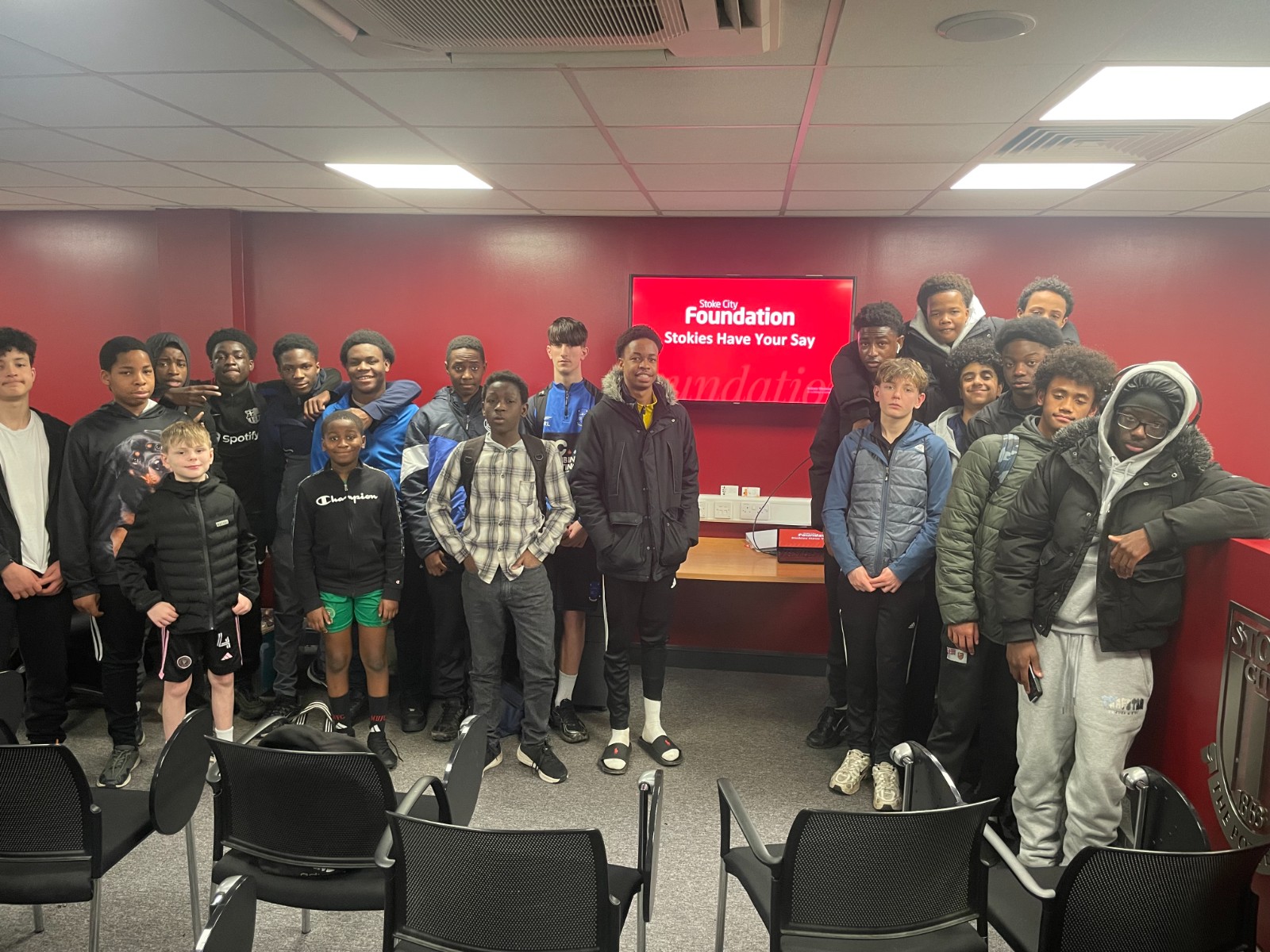 Stokies Have Your Say block mentored by Stoke City Foundation
