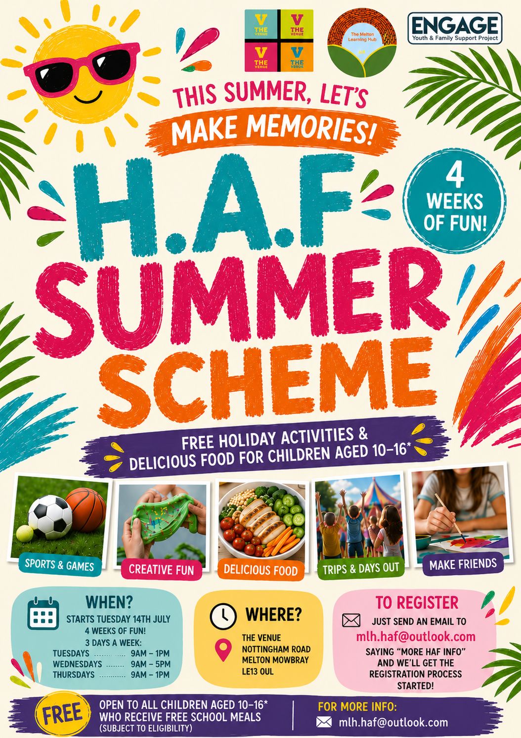 Melton Learning Hub Summer H.A.F scheme - image 2
