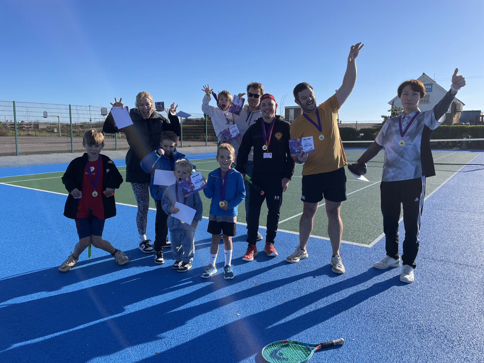 Saturday Tennis block mentored by Defiant Sports