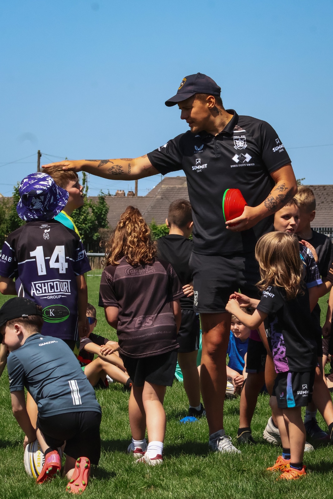 Junior Multi Sports Camp - Myton Warriors block mentored by Hull FC Community Foundation