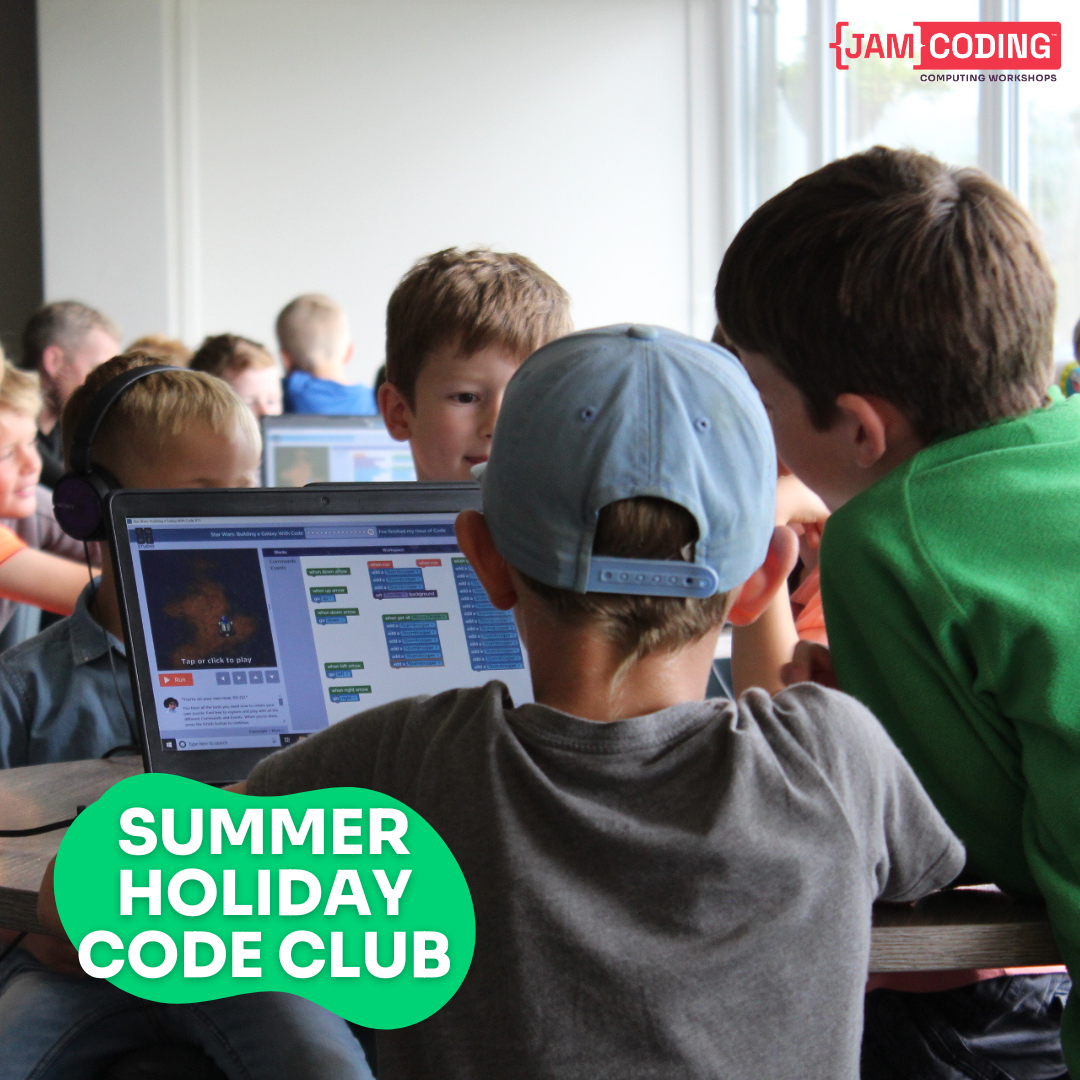 Jam Coding Tech & Minecraft Holiday Club block mentored by Jam Coding (Black Country & Wyre Forest)