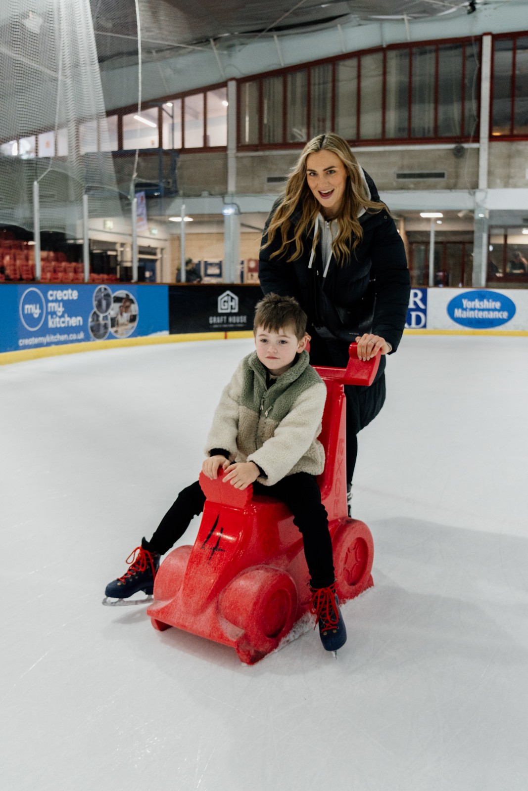 SEND Ice Skating Session block mentored by Hull City Council