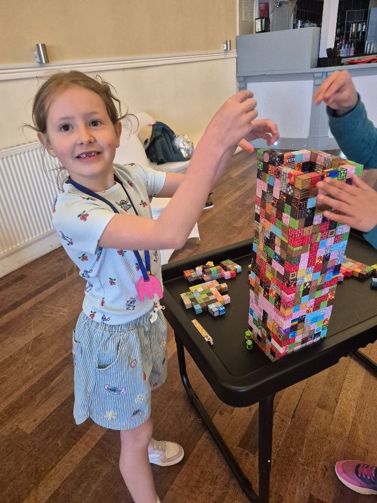 Create and Build With The Sensory Spot CIC block mentored by The Sensory Spot CIC
