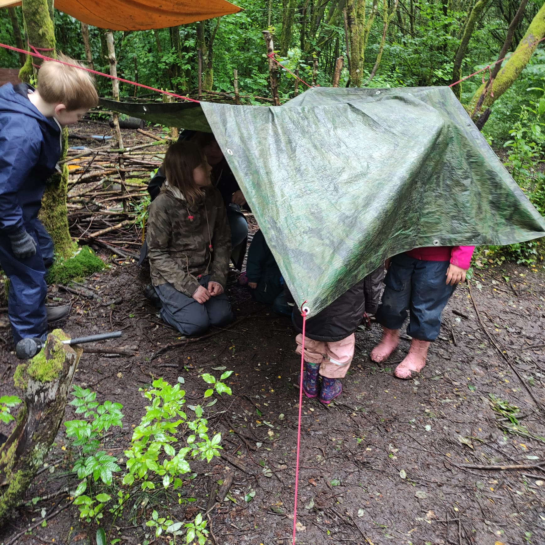 FS Home Ed Families@Riverside Glantawe block mentored by Forest School SNPT