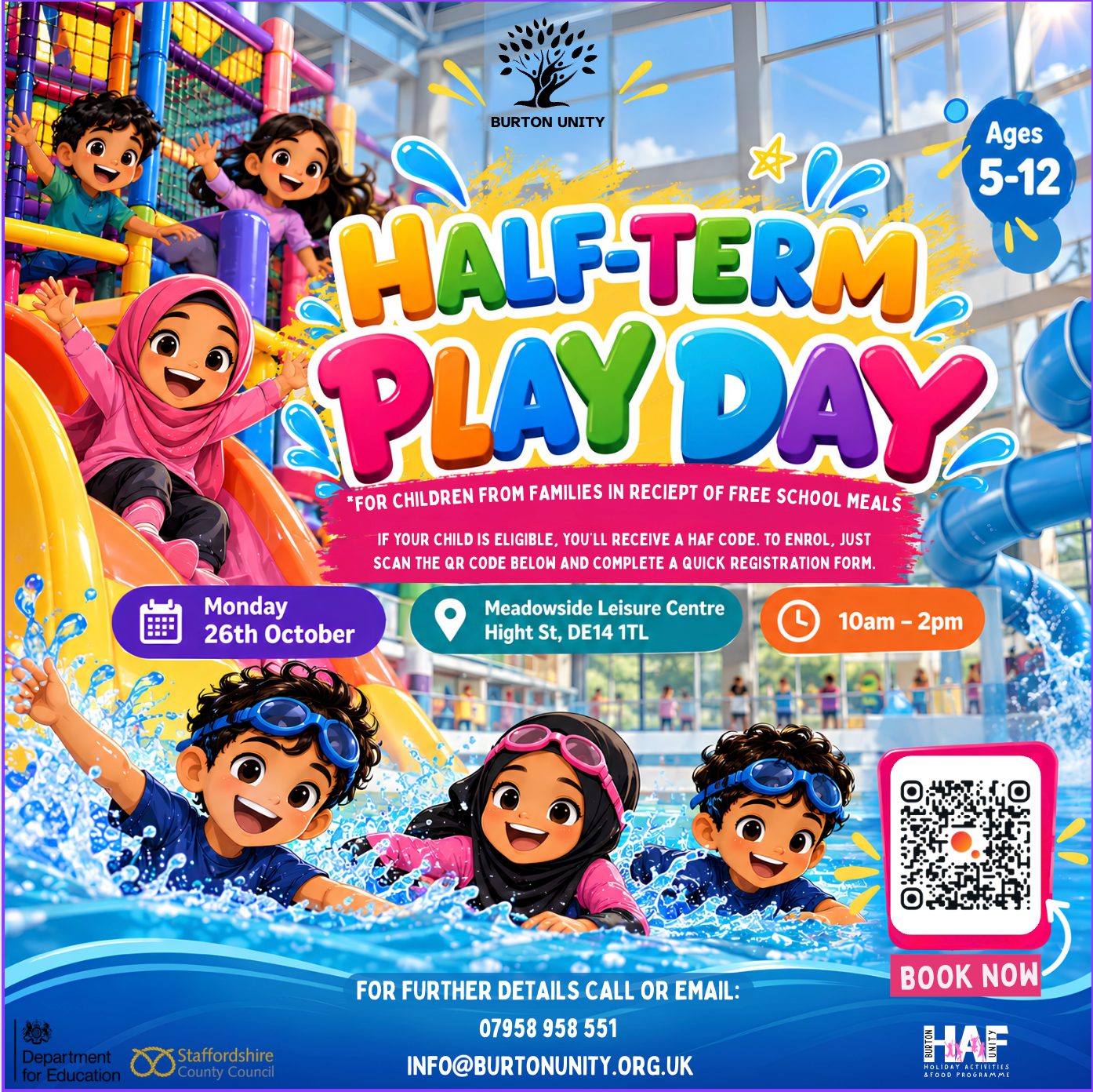 BURTON UNITY – PLAY, SPLASH & FUN DAY block mentored by Burton Unity