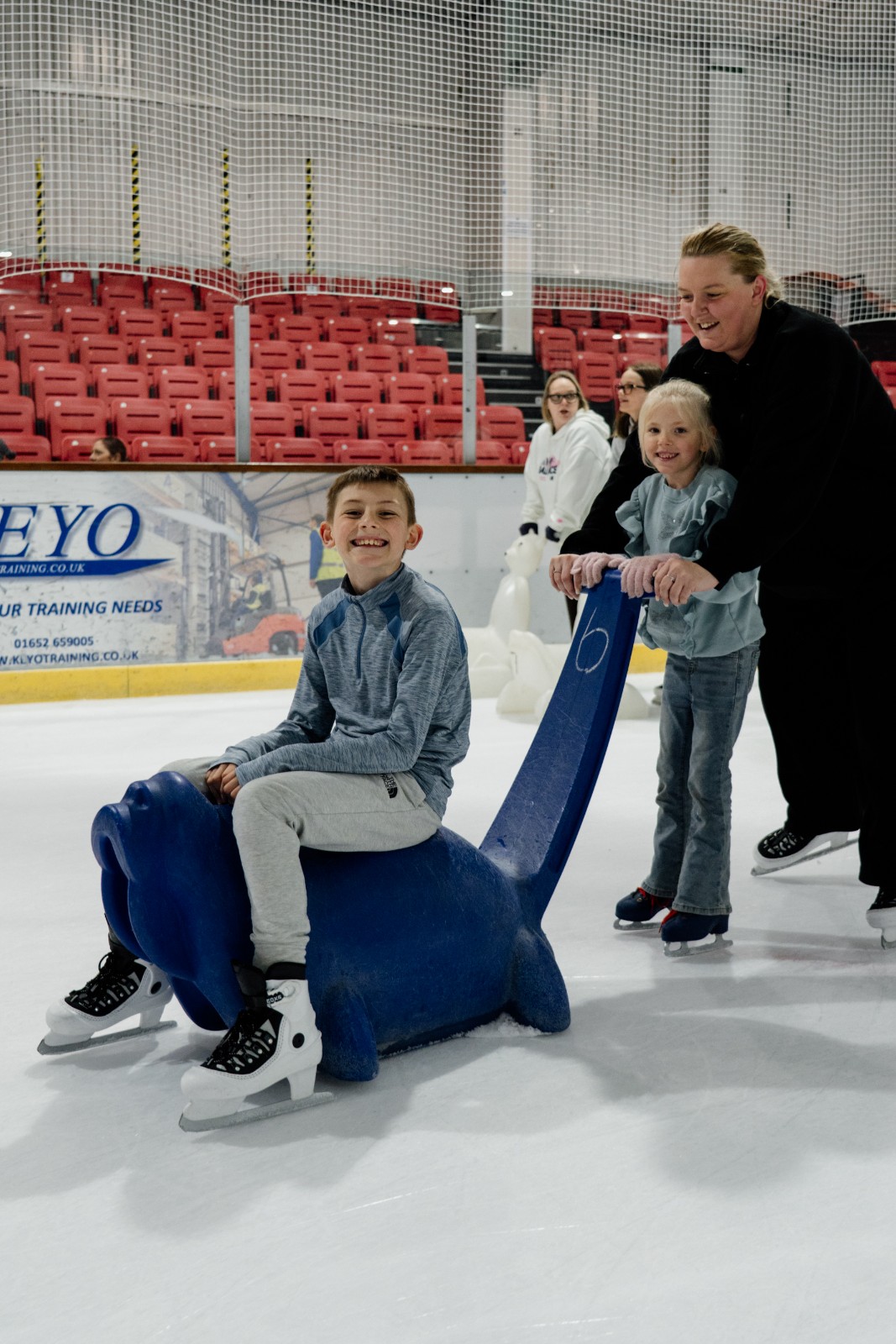 SEND Ice Skating Session block mentored by Hull City Council