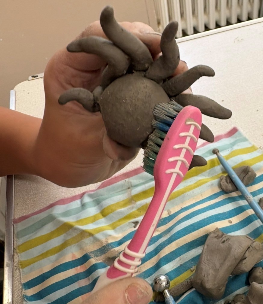 Creative Clay block mentored by Fairkytes Arts Centre