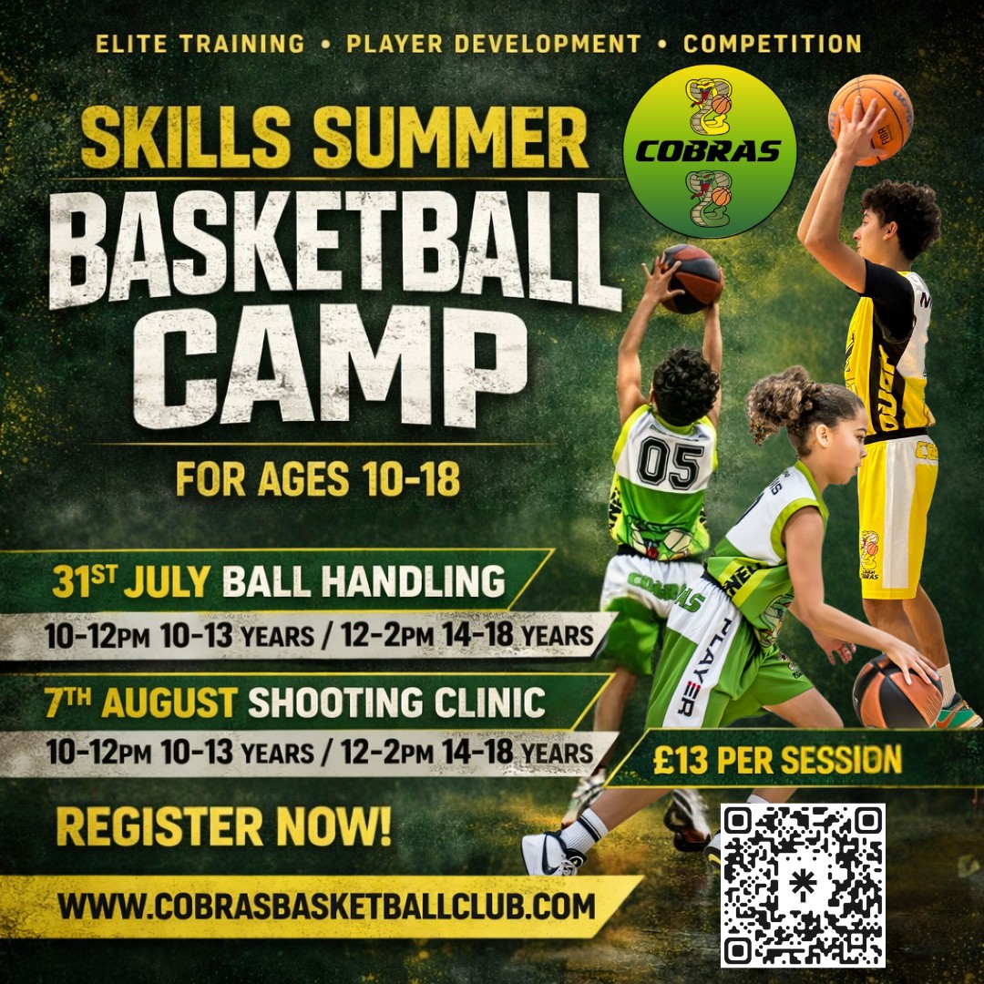 Cobras Skills Basketball Camp 2026 block mentored by Cobras Basketball Club