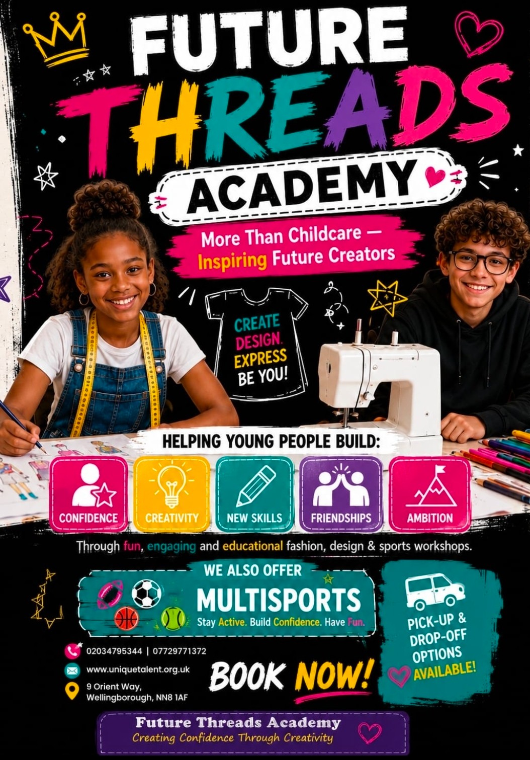 Future Threads and Multisports block mentored by Unique Talent