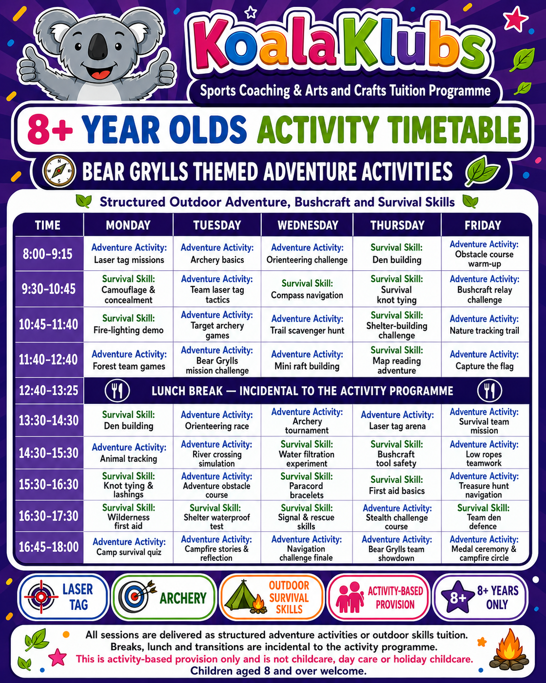 Koala Klubs - CANNOCK SUMMER CAMP, BEAR GRYLLS - image 3