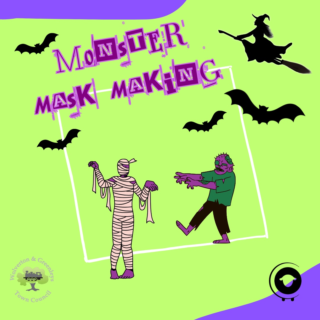 Monster Mask Making and Creepy Costumes block mentored by Black Sheep Collective CIC 