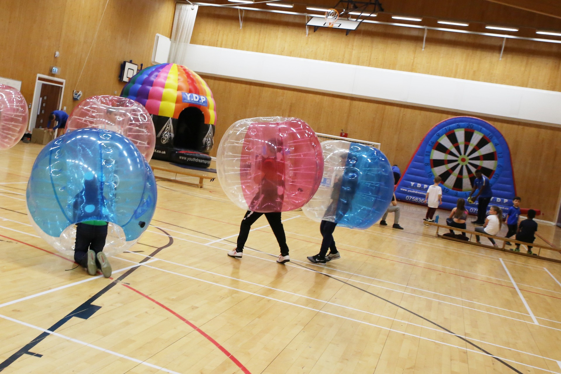 YDP INFLATABLE CAMPS AT STANGROUND block mentored by Youth Dreams Project Ltd