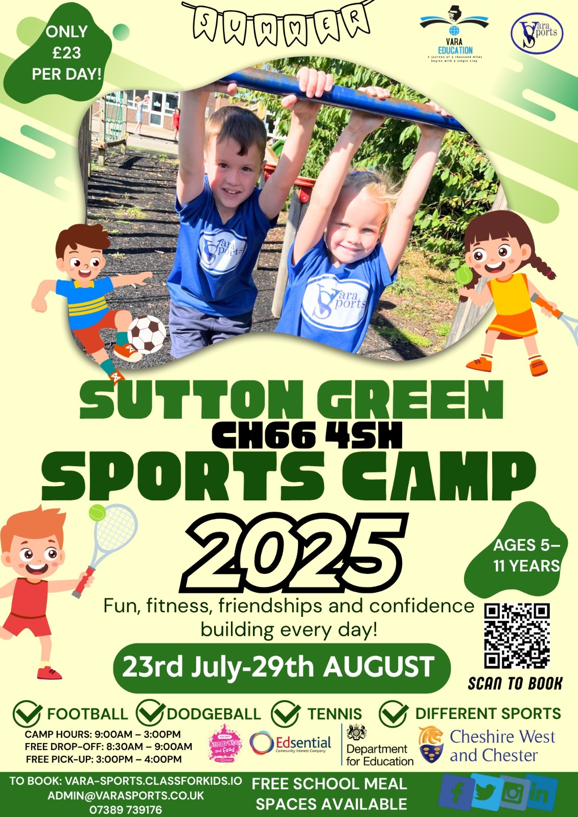 VARA SUTTON GREEN SPORTS CAMP block mentored by Vara Sports And Education